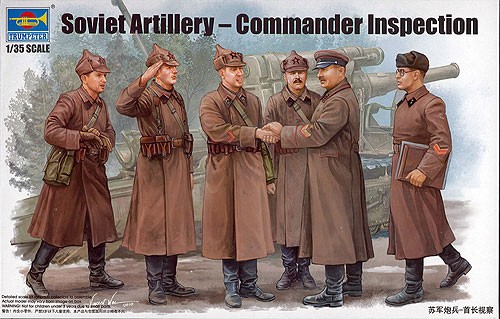 Soviet Artillery Commander Inspection