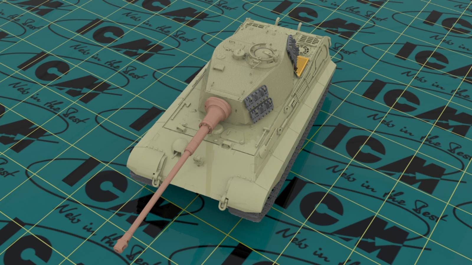 Pz.Kpfw.VI Ausf.B King Tiger (late production) with full interior WWII German Heavy Tank – Image 5