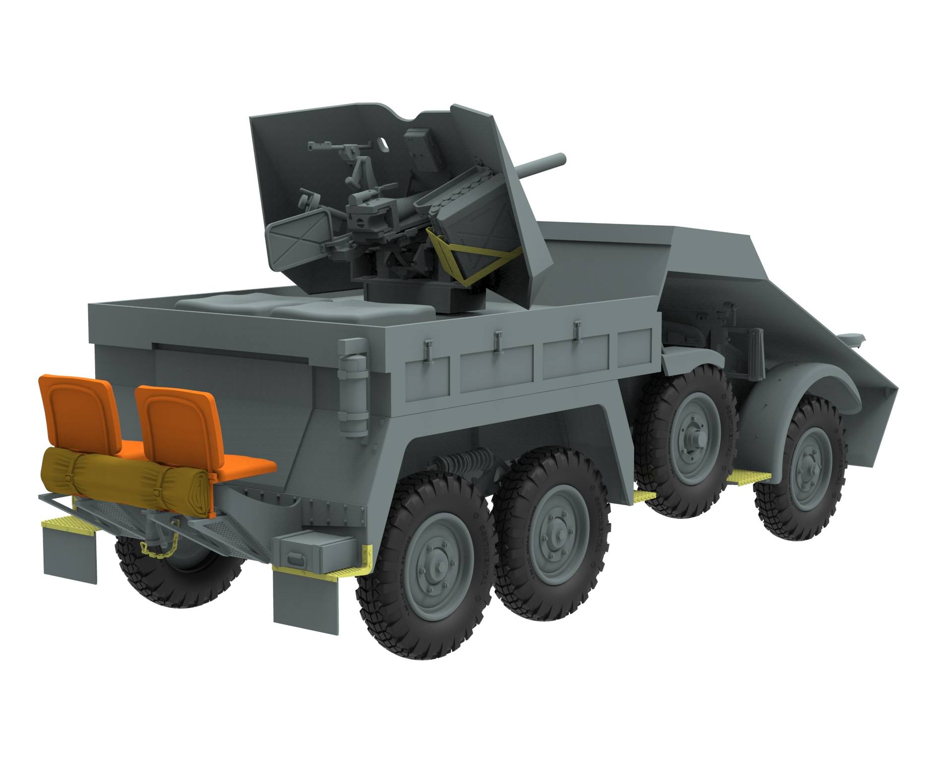 Armored Krupp Protze Kfz.69 with 3.7cm Pak 36 (late version) – Image 5