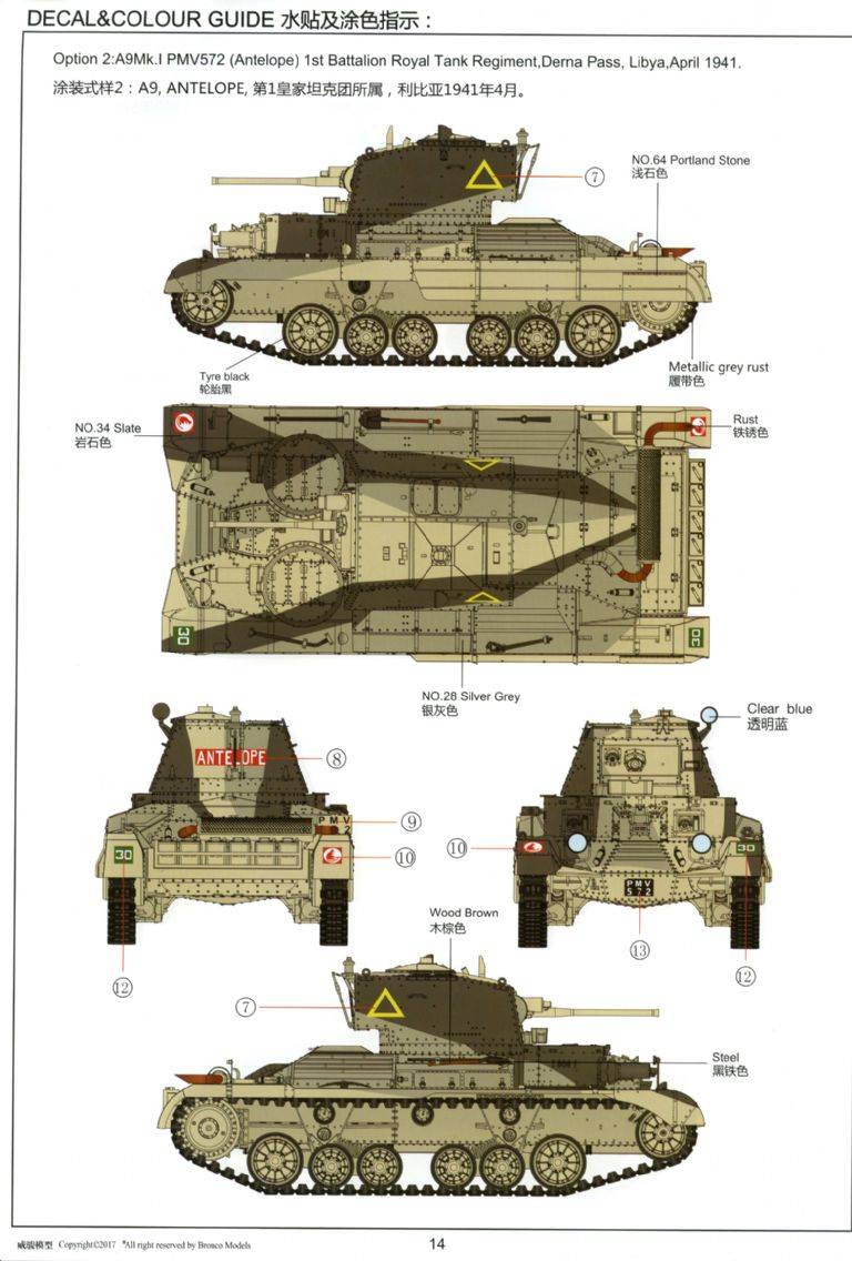 Cruiser Tank Mk.I/I CS (British Cruiser Tank A9/A9 CS) – Image 3