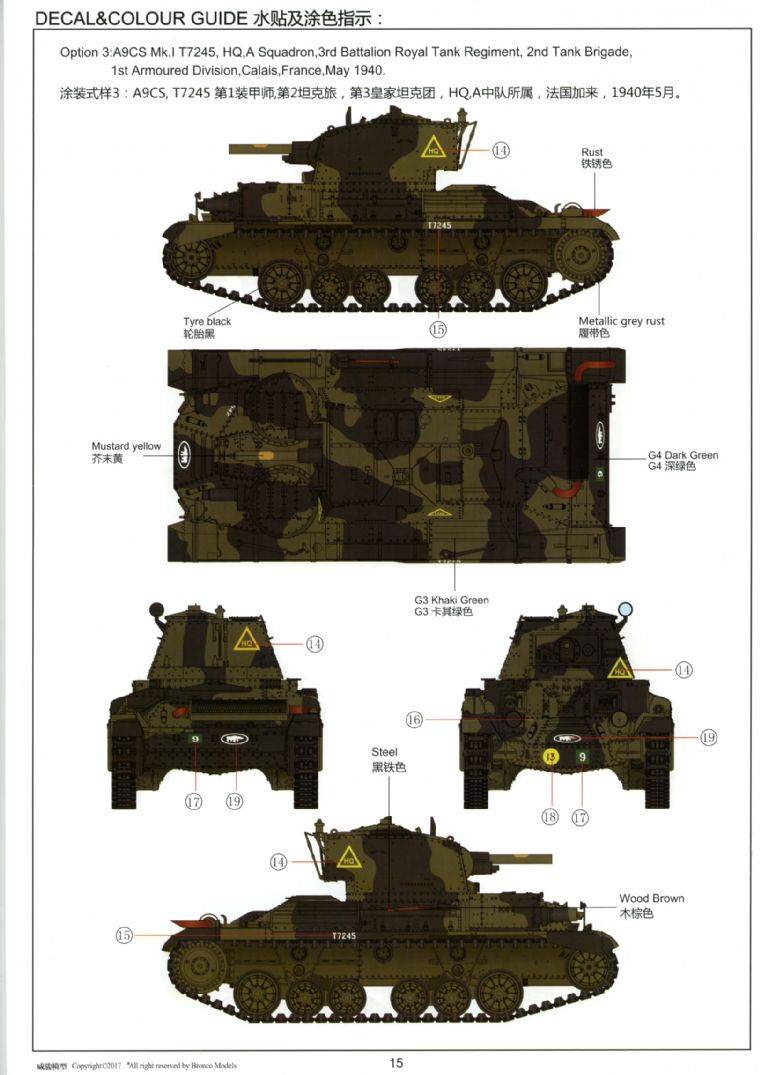 Cruiser Tank Mk.I/I CS (British Cruiser Tank A9/A9 CS) – Image 4