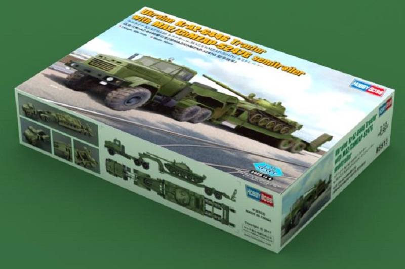 Ukraine KrAZ-6446 Tractor with MAZ/ChMZAP-5247G semitrailer – Image 2