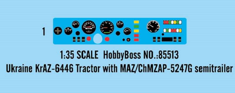 Ukraine KrAZ-6446 Tractor with MAZ/ChMZAP-5247G semitrailer – Image 4
