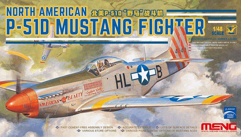 NORTH AMERICAN P-51D MUSTANG FIGHTER