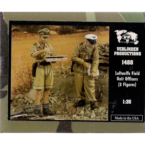 Luftwaffe Field Unit Officers (2 Figures)