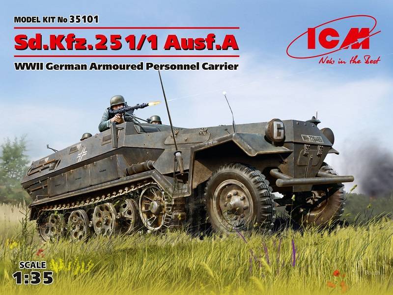 Sd.Kfz.251/1 Ausf.A, WWII German Armoured Personnel Carrier