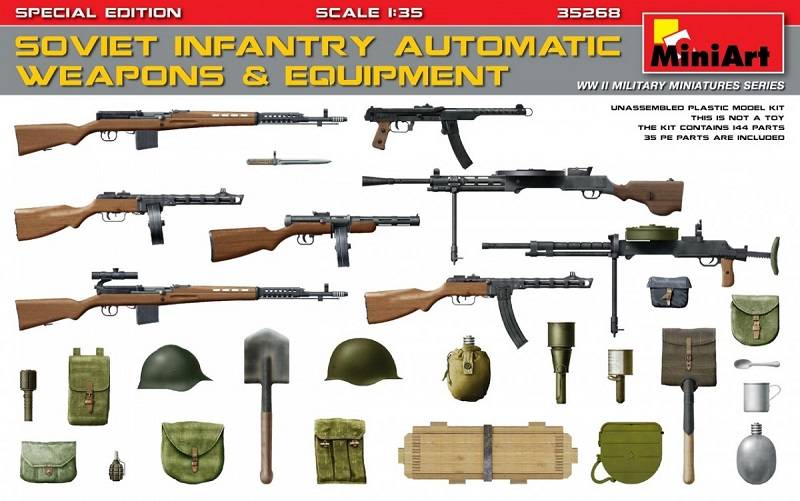 ÉQUIPEMENT AUTOMATIQUES D'INFANTERIE SOVIÉTIQUE. ÉDITION SPÉCIALE