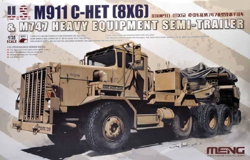 M911 C-HET (8X6) & M747 Heavy Equipment Semi-Trailer