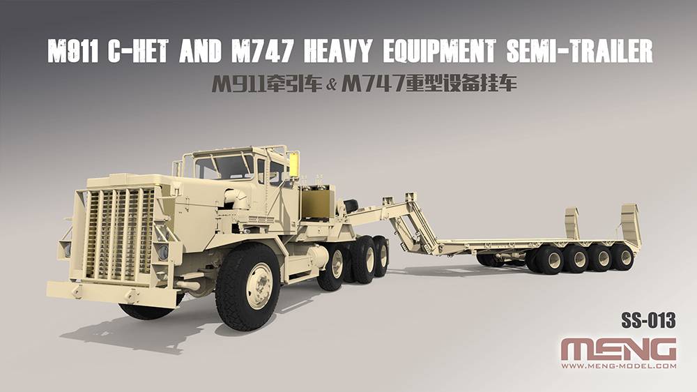 M911 C-HET (8X6) & M747 Heavy Equipment Semi-Trailer – Image 2
