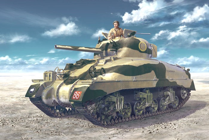 British Army Sherman 2 Direct Vision Type (El Alamein 1942) – Image 9