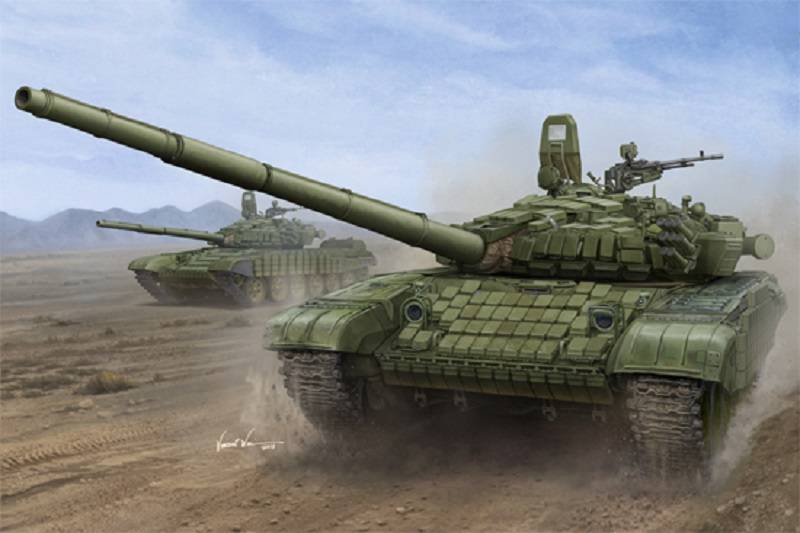 Russian T-72B1 MBT with Kontakt-1 reactive armour – Image 2