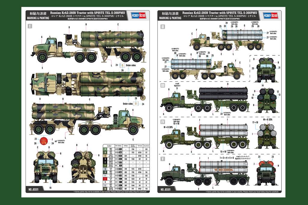 Russian KrAZ-260B Tractor with 5P85TE TEL S-300PMU – Image 14