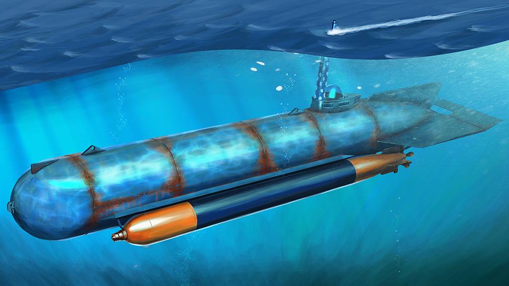 German Molch Midget Submarine – Image 2