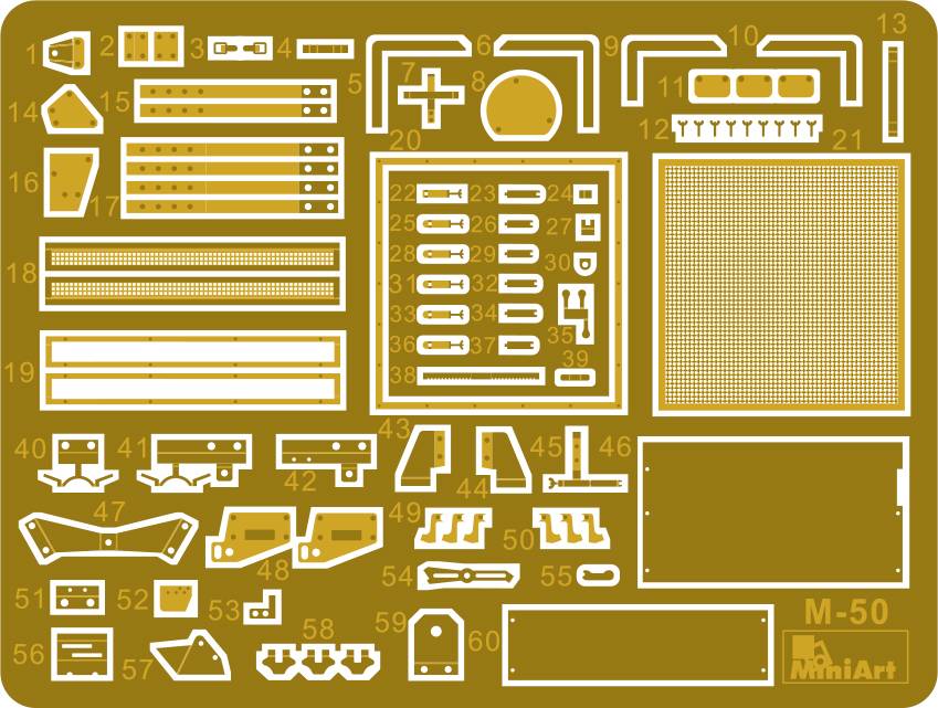 T-60 LATE SERIES, Screened (Gorky Automobile Plant) INTERIOR KIT – Image 28