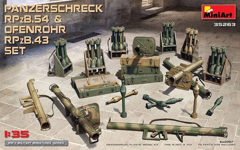 PANZERSCHRECK RPzB.54 & OFENROHR RPzB.43 SET