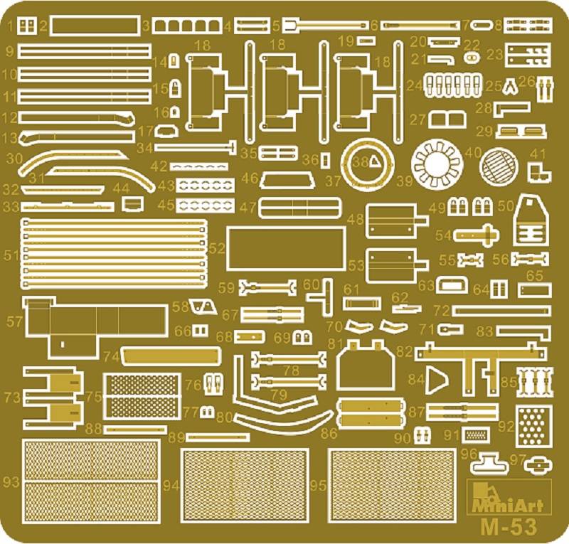 T-55A EARLY Mod. TIRAN 4 LATE TYPE. INTERIOR KIT – Image 21