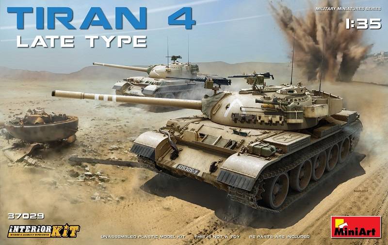 T-55A EARLY Mod. TIRAN 4 LATE TYPE. INTERIOR KIT