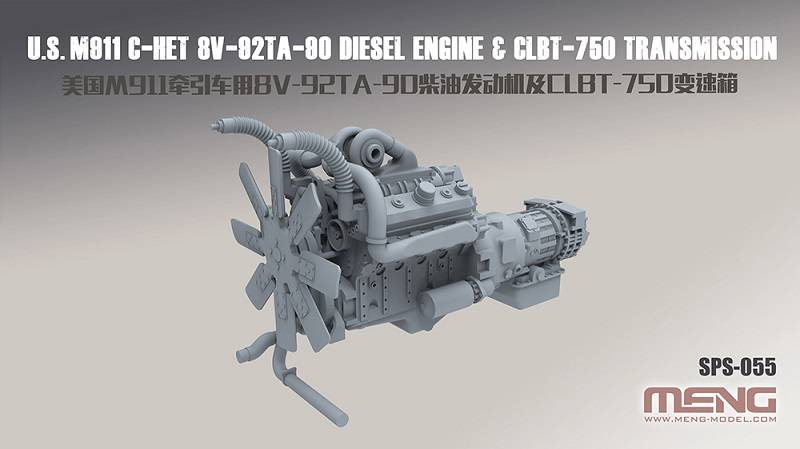 U.S. M911 C-HET 8V-92TA-90 Diesel Engine & CLBT-750 Transmission – Image 2