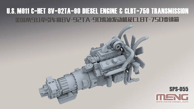 U.S. M911 C-HET 8V-92TA-90 Diesel Engine & CLBT-750 Transmission – Image 3