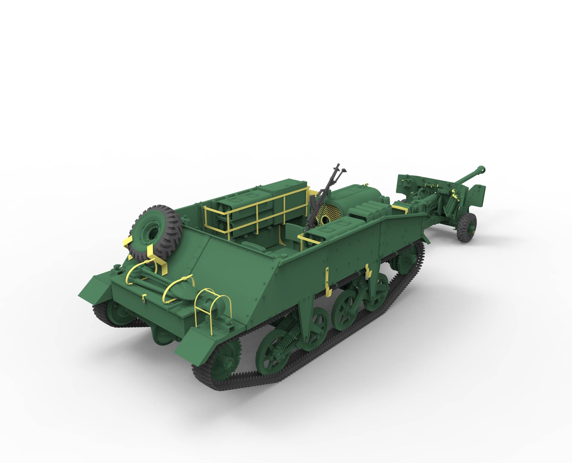 British Loyd Carrier with 6 Pounder Anti-Tank Gun – Image 3