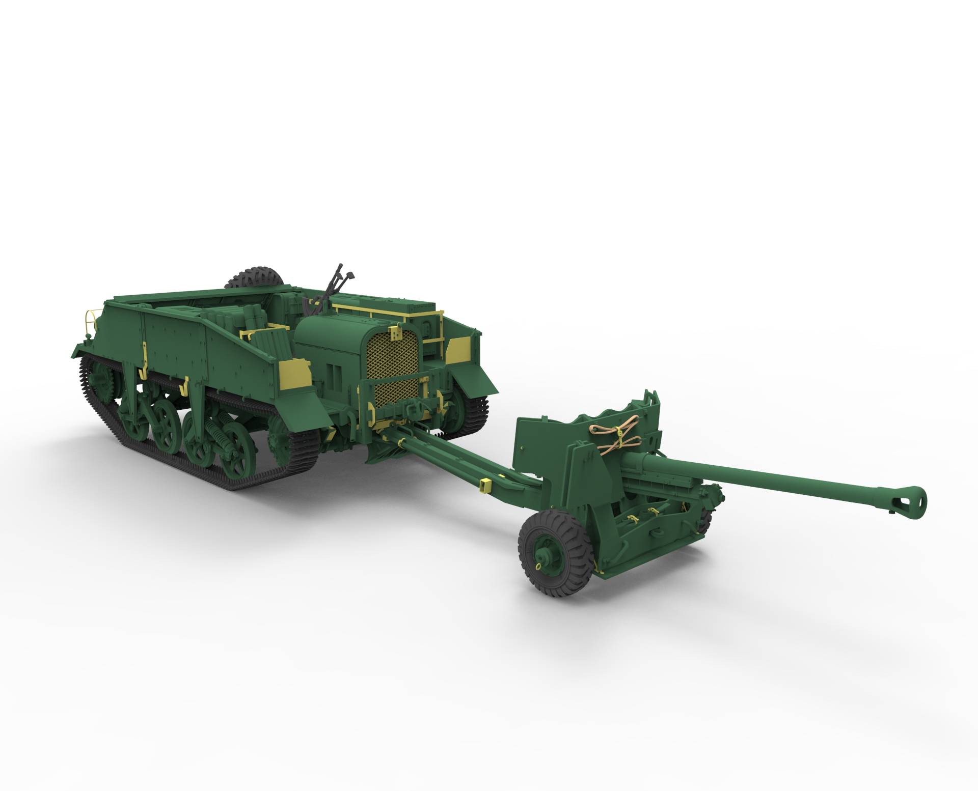 British Loyd Carrier with 6 Pounder Anti-Tank Gun – Image 4