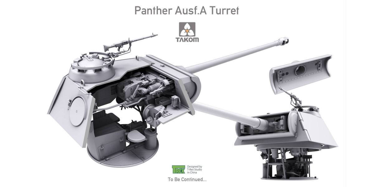 PANTHER Ausf.A Sd.Kfz.171/267 LATE PROD.FULL INTERIOR 2 IN 1 – Image 7