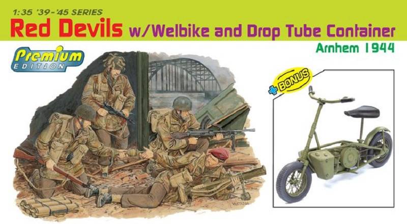Red Devils w/Welbike and Drop Tube Container, Arnhem 1944