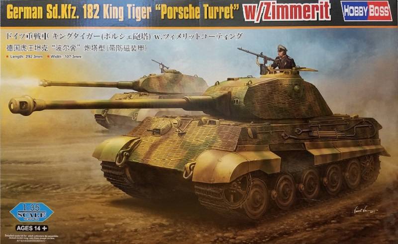 German Sd.Kfz.182 King Tiger “Porsche Turret” w/ Zimmerit