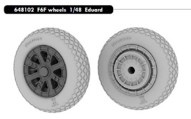 Grumman F6F Hellcat wheels
