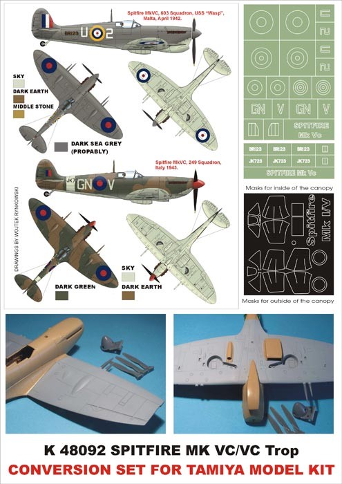 SUPERMARINE SPITFIRE Mk VC/VC Trop TAMIYA