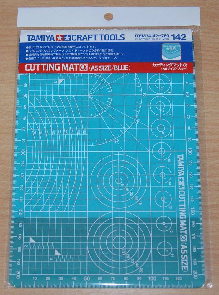 Tapis de Coupe Alpha (A5/Bleu)