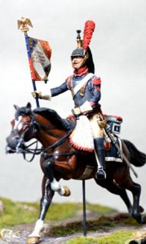 Porte-Etendard de cuirassiers