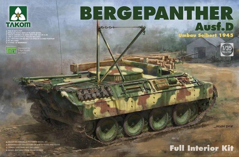 Bergepanther Ausf. D Umbau Seibert 1945