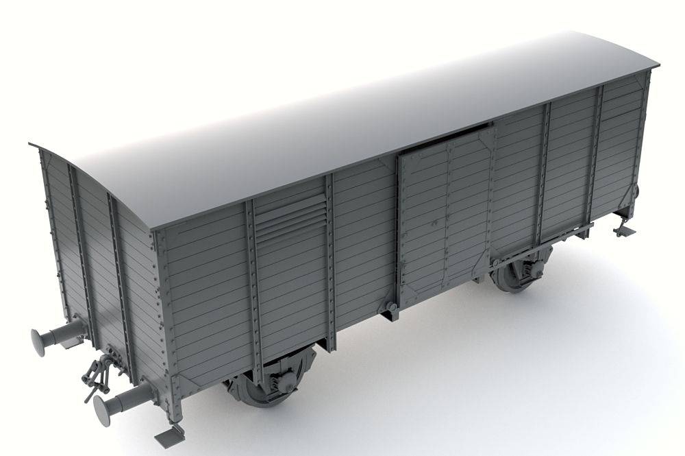 German Gedeckter Guterwagen G10 – Image 3