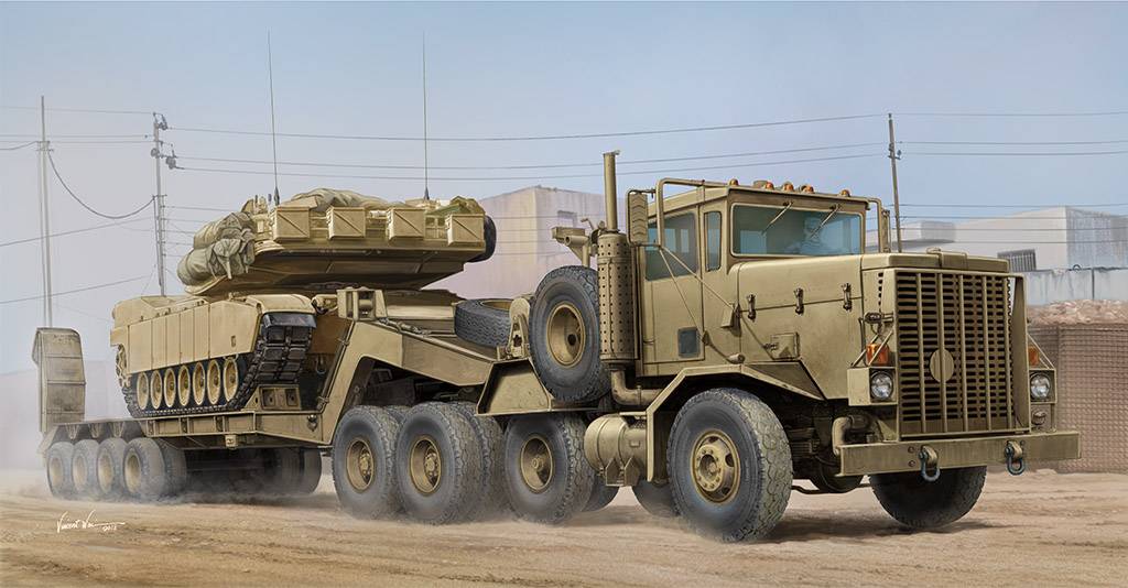 M911 C-HET w/m747 Heavy Equipment Semi-Trailer – Image 11
