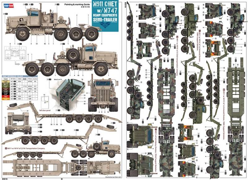 M911 C-HET w/m747 Heavy Equipment Semi-Trailer – Image 16