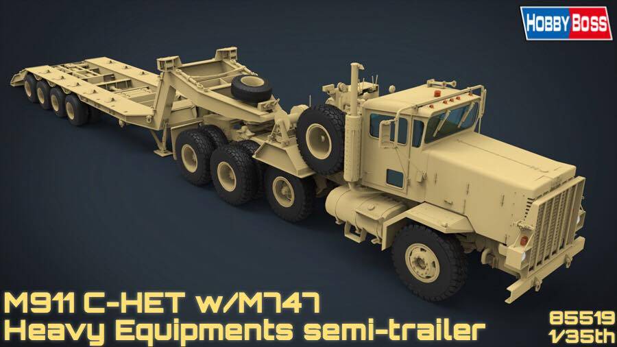 M911 C-HET w/m747 Heavy Equipment Semi-Trailer – Image 12