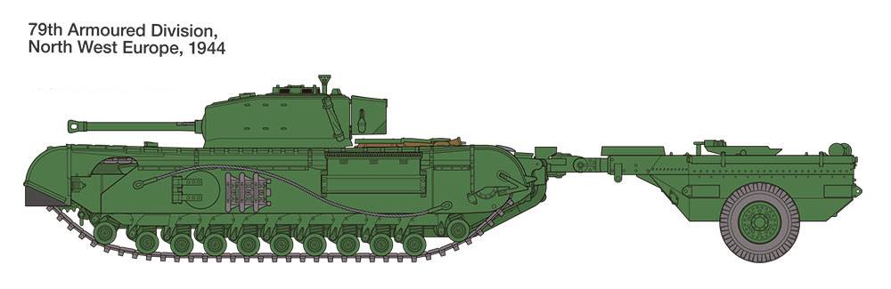 British Tank Churchill Mk.VII Crocodile – Image 10