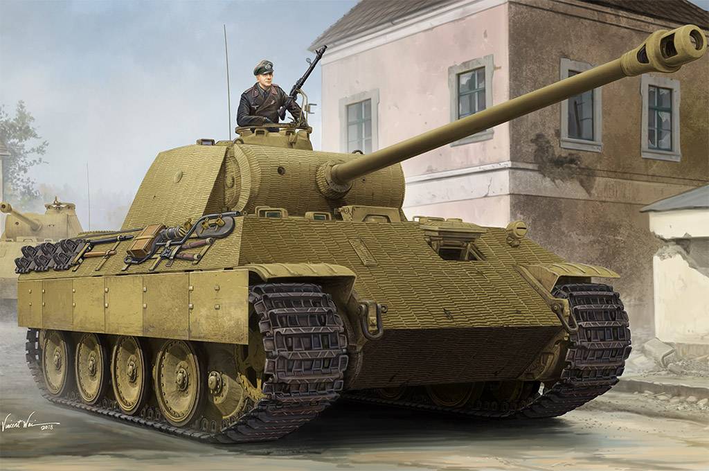 German Sd.Kfz.171 PzKpfw Ausf A w/ Zimmerit – Image 2