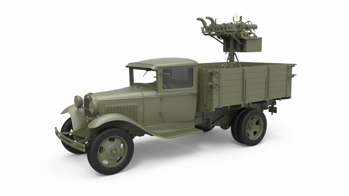 SOVIET 1,5 t. TRUCK w/ M-4 Maxim AA Machine Gun – Image 2