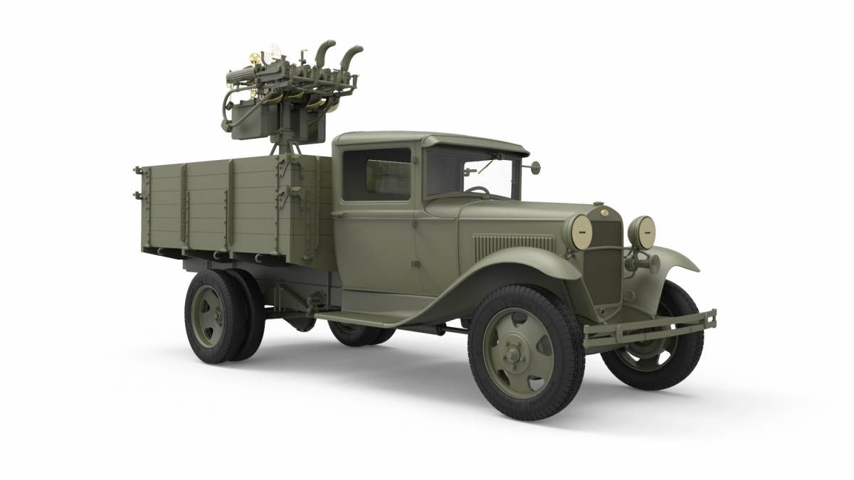 SOVIET 1,5 t. TRUCK w/ M-4 Maxim AA Machine Gun – Image 3