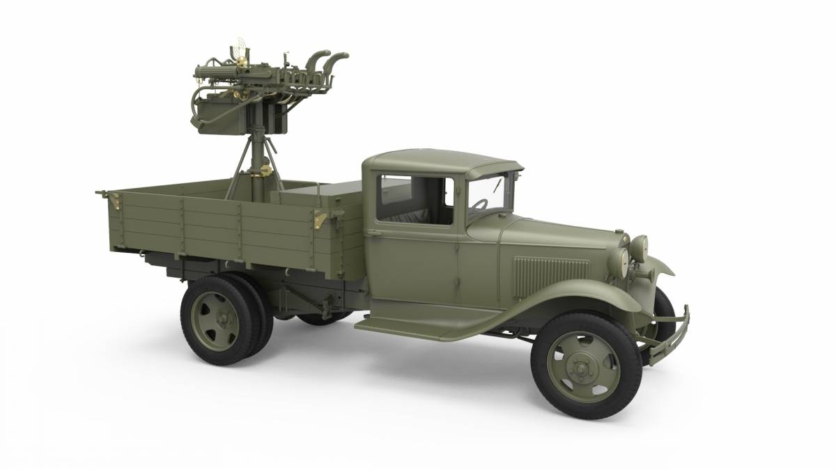 SOVIET 1,5 t. TRUCK w/ M-4 Maxim AA Machine Gun – Image 4