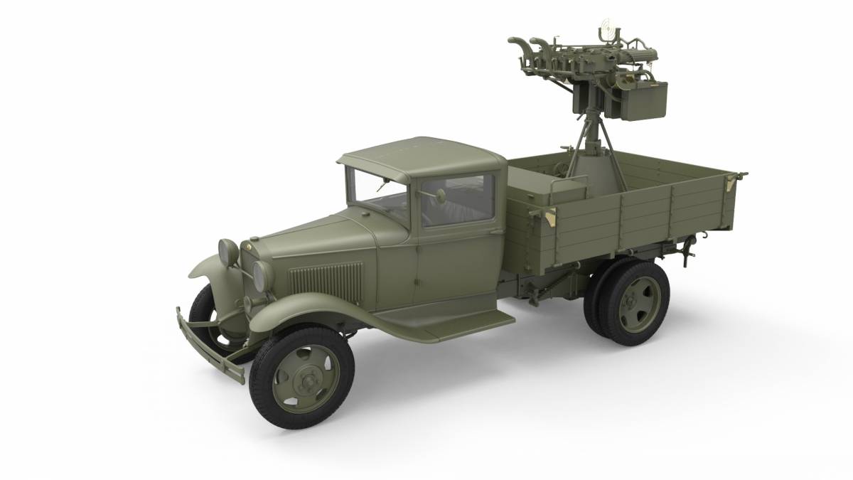 SOVIET 1,5 t. TRUCK w/ M-4 Maxim AA Machine Gun – Image 5