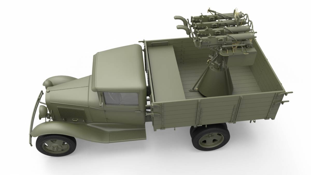 SOVIET 1,5 t. TRUCK w/ M-4 Maxim AA Machine Gun – Image 8