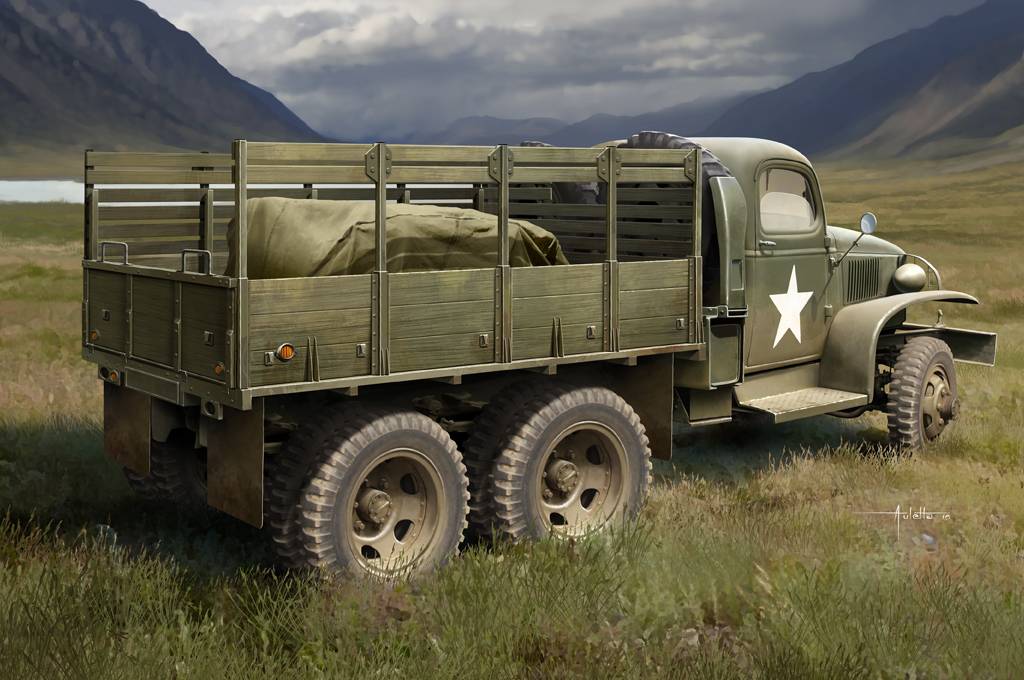 US GMC CCKW-352 Wood Cargo Truck – Image 3