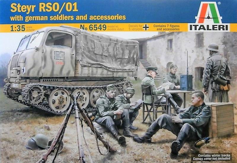 STEYR RSO/01 with German soldiers and accessories