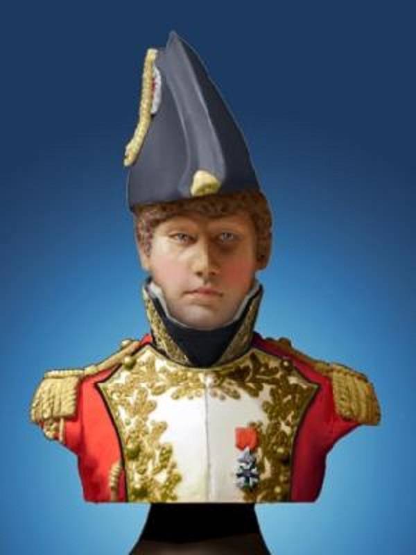 BUSTE AIDE DE CAMP DU MARÉCHAL BERTHIER - 1812