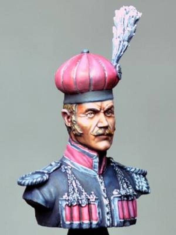 BUSTE OFFICIER DE KRAKUS - CAVALERIE LÉGÈRE POLONAISE - 1813