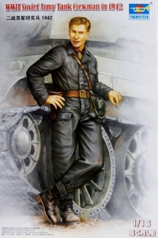 WWII Soviet Army Tank Crewman in 1942