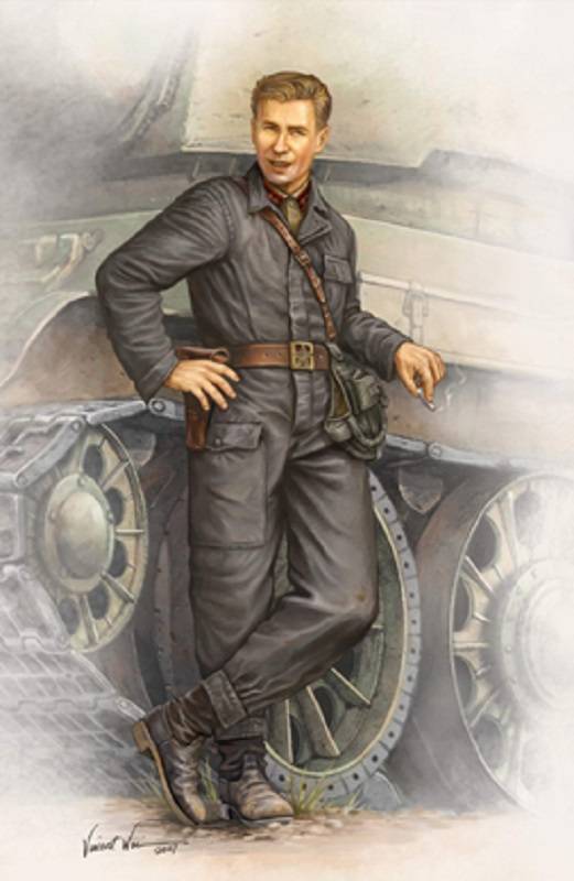 WWII Soviet Army Tank Crewman in 1942 – Image 2